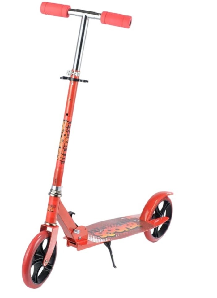 Generic Scooter for Adult Youth Kids - Foldable Adjustable Portable Ultra-Lightweight - Red  - Image 1