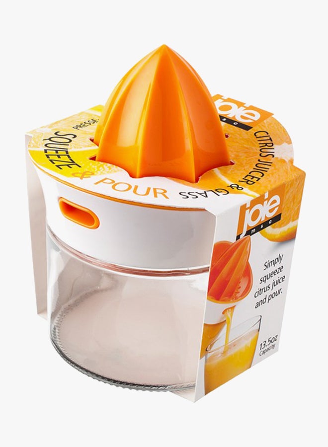 joie Citrus Squeeze And Pour Orange/Transparent 4x5x6inch - Image 3
