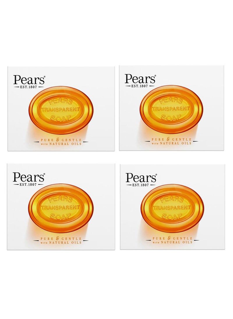 Pack of 4 Pure Glycerin And Natural Oil Soap 4 x 125g