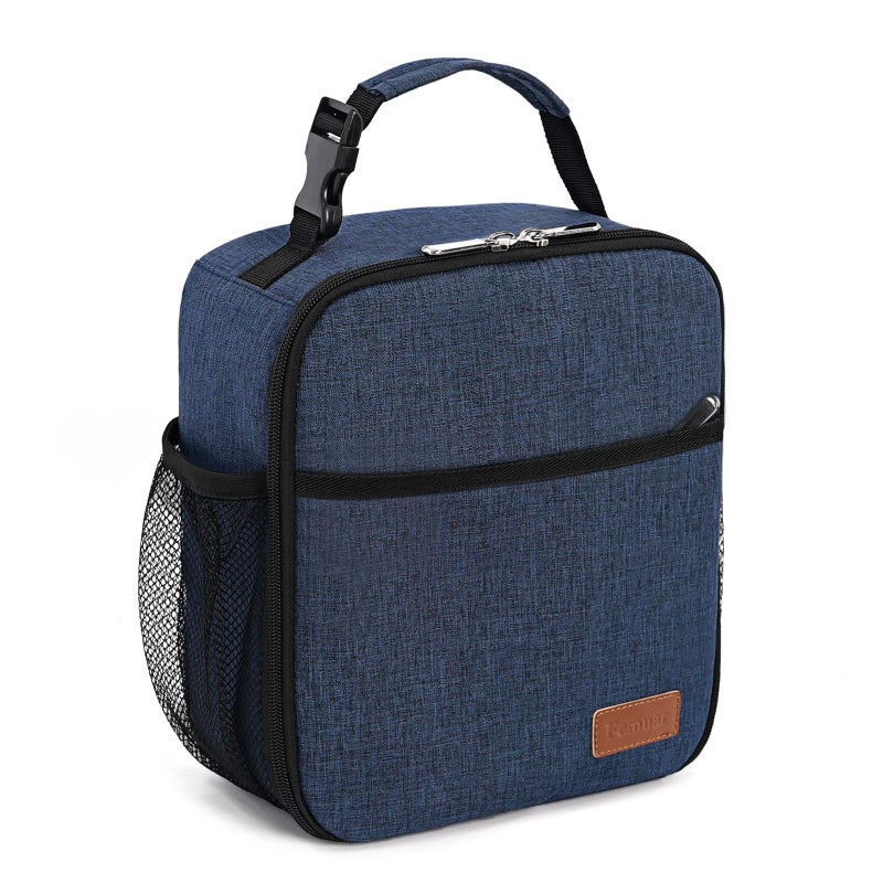 Femuar Lunch Box for Men Women Adults Small Lunchbox for Work Picnic  Reusable Lunch bag Portable Lunch tote Blue
