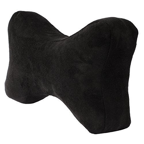Magasin 2 Piece Memory Foam Car Neck Pillow Set - 12" x 6", Black - Image 2