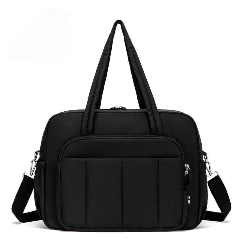 CLUCI Gym Bag for Women, Travel Duffle Bag Carry on Weekender Bags Puffer Tote Bag - Image 1