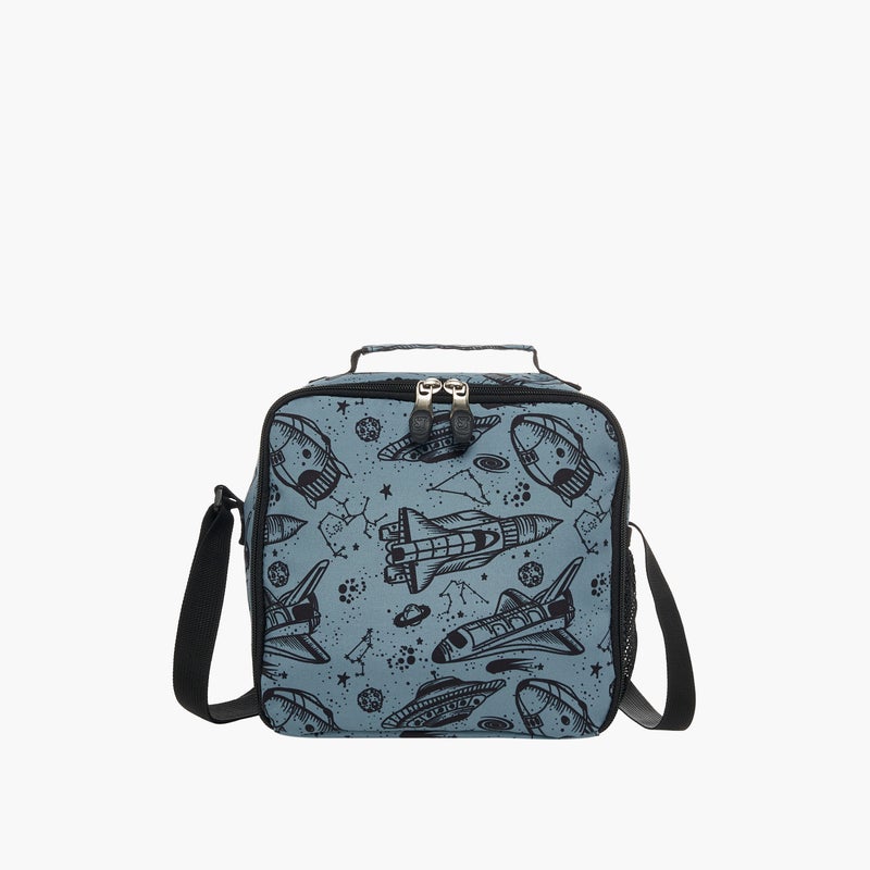 St.Right Lunch Bag-Space-1 Cmprt-Boys (Polyester) Grey \ 21X11X22 - Image 1