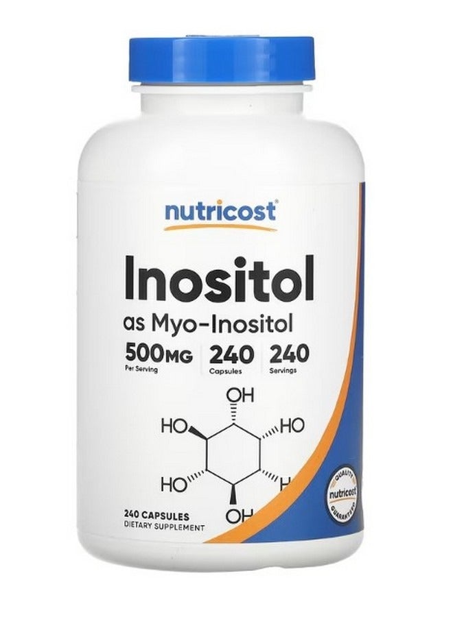 Inositol 500 Mg 240 Capsules - Image 1