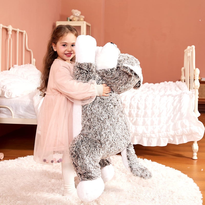 IKASA Giant Wolf Stuffed Animal Plush Toy, 30 Inches Big Soft Toys for Kids Girls Boys Girlfriend - Image 3