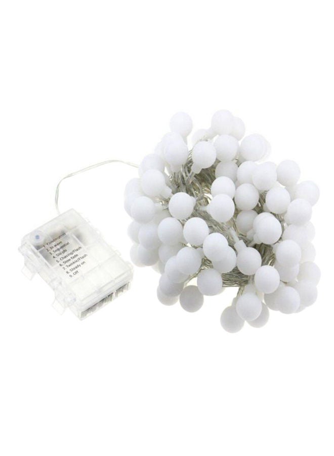 NIBEMINENT 30 LED Globe Battery Operated Fairy String Lights Warm White 10feet - Image 1