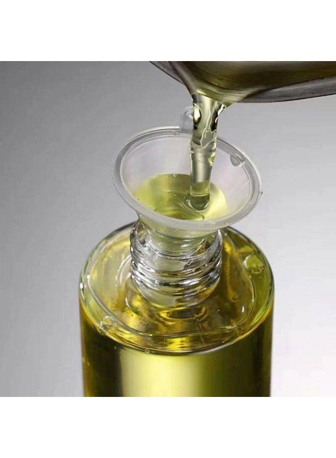 100ml Glass Oil Sprayer Bottle with Stainless Steel Cap – Refillable Fine Mist Dispenser for Cooking, Grilling & Salads – Clear