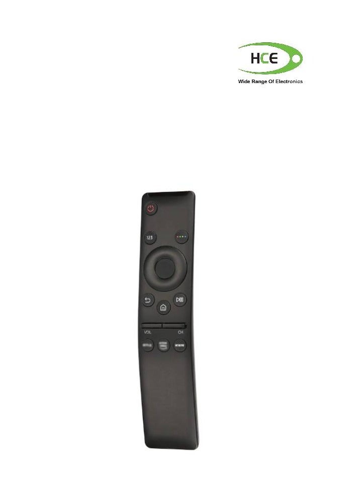 Remote Control Compatible with Samsung TV D QN65Q9FAMFXZA UE55NU7405 UN65RU7100 UN75RU7100 Replacement for Samsung TV Remote Controller Black