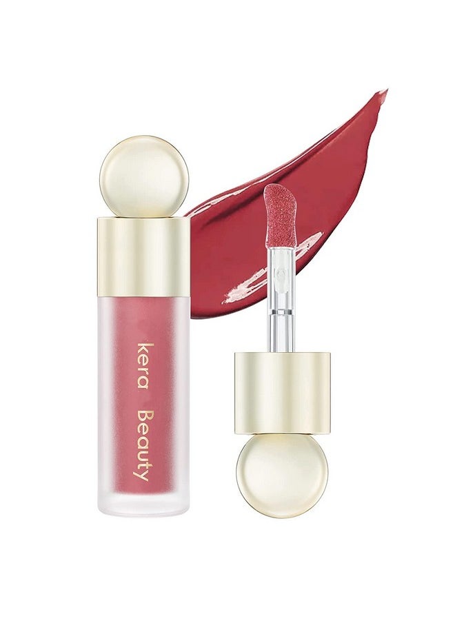 Melemando 5 Color Velvet Liquid Blush Soft Cream Face Blush For Cheek Eye Lips Soft Cream Weightless Breathable Naturallooking Liquid Blush Stick.(05)  - Image 1