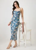 globus blue floral