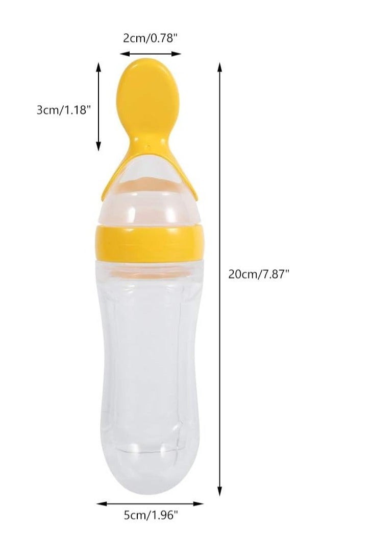 شيكو وداعاً للفوضى! ملعقة الرضاعة السحرية المتعددة الاستخدامات. زجاجة إطعام سهلة الضغط مع ملعقة سيليكون ناعمة، مصممة خصيصاً للرضع والبيبي لتقديم السيريلاك، الفواكه المهروسة، والحساء. الحل العملي والأكثر أماناً لكل أم. معلقة سيليكون - منتجات اطفال - سيليكون امن للاطفال - ادوات طعام للاطفال - معلقة اطفال. - Image 3