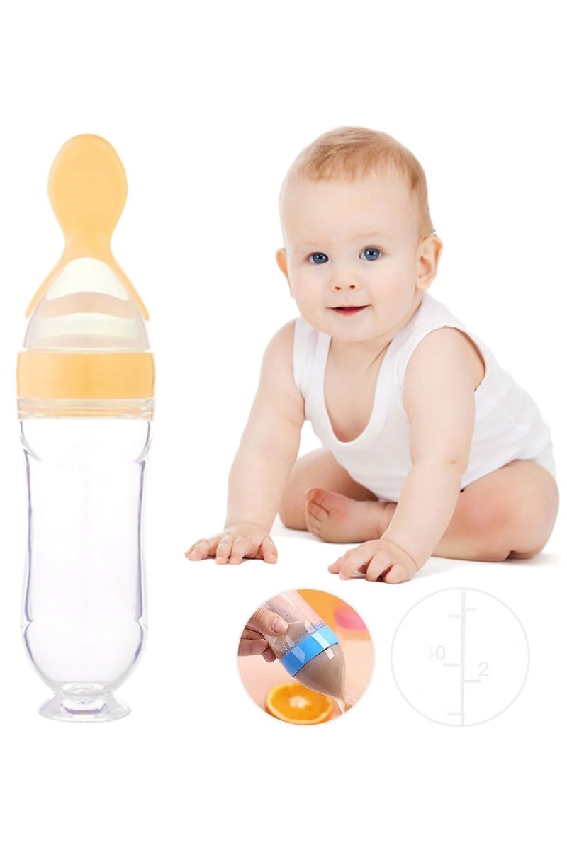 شيكو وداعاً للفوضى! ملعقة الرضاعة السحرية المتعددة الاستخدامات. زجاجة إطعام سهلة الضغط مع ملعقة سيليكون ناعمة، مصممة خصيصاً للرضع والبيبي لتقديم السيريلاك، الفواكه المهروسة، والحساء. الحل العملي والأكثر أماناً لكل أم. معلقة سيليكون - منتجات اطفال - سيليكون امن للاطفال - ادوات طعام للاطفال - معلقة اطفال. - Image 4