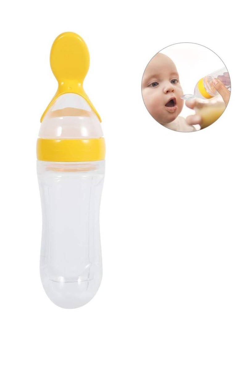 شيكو وداعاً للفوضى! ملعقة الرضاعة السحرية المتعددة الاستخدامات. زجاجة إطعام سهلة الضغط مع ملعقة سيليكون ناعمة، مصممة خصيصاً للرضع والبيبي لتقديم السيريلاك، الفواكه المهروسة، والحساء. الحل العملي والأكثر أماناً لكل أم. معلقة سيليكون - منتجات اطفال - سيليكون امن للاطفال - ادوات طعام للاطفال - معلقة اطفال. - Image 2