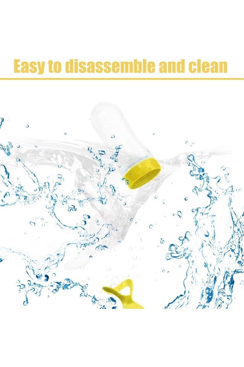 شيكو وداعاً للفوضى! ملعقة الرضاعة السحرية المتعددة الاستخدامات. زجاجة إطعام سهلة الضغط مع ملعقة سيليكون ناعمة، مصممة خصيصاً للرضع والبيبي لتقديم السيريلاك، الفواكه المهروسة، والحساء. الحل العملي والأكثر أماناً لكل أم. معلقة سيليكون - منتجات اطفال - سيليكون امن للاطفال - ادوات طعام للاطفال - معلقة اطفال. - Image 5