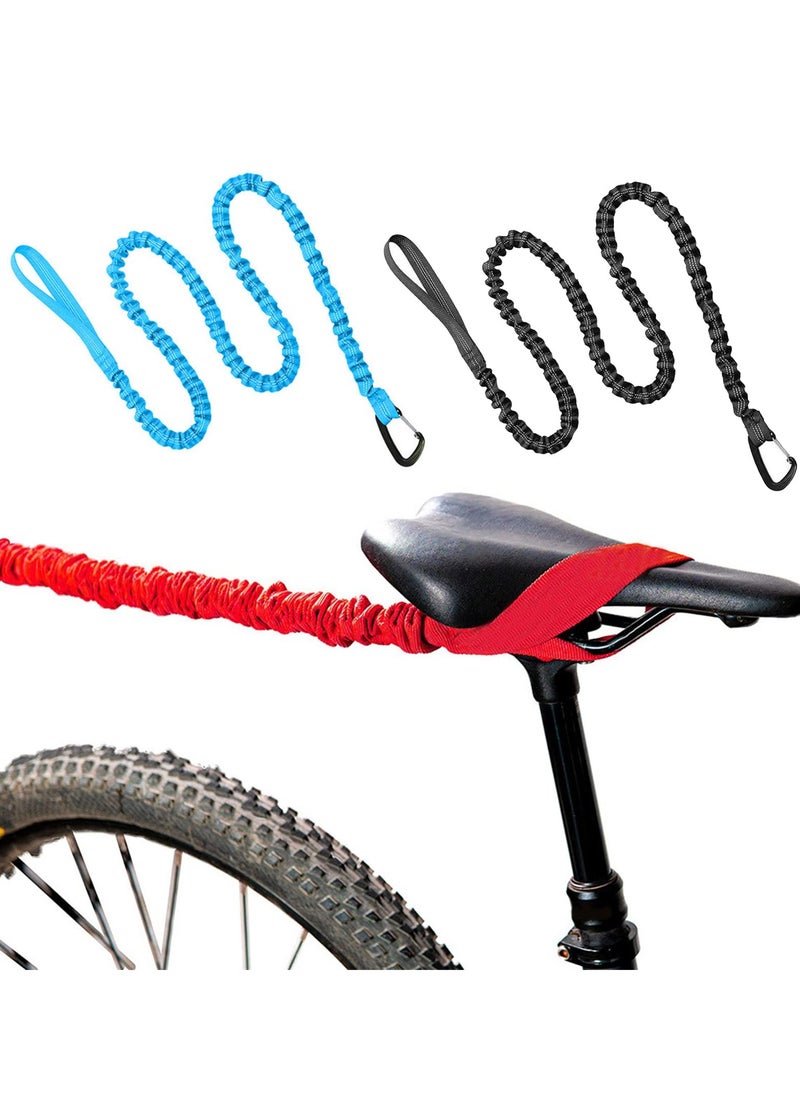 Daytoyz Bicycle Tow Rope Belt Strap,Bike Tow Rope Bungee Mountain Bike Parent-Child Pull Reflective Traction Portable Outdoor Bicycle Towing Strap with Frame Bag(Up to 500 lbs/225 kg)  - Image 4