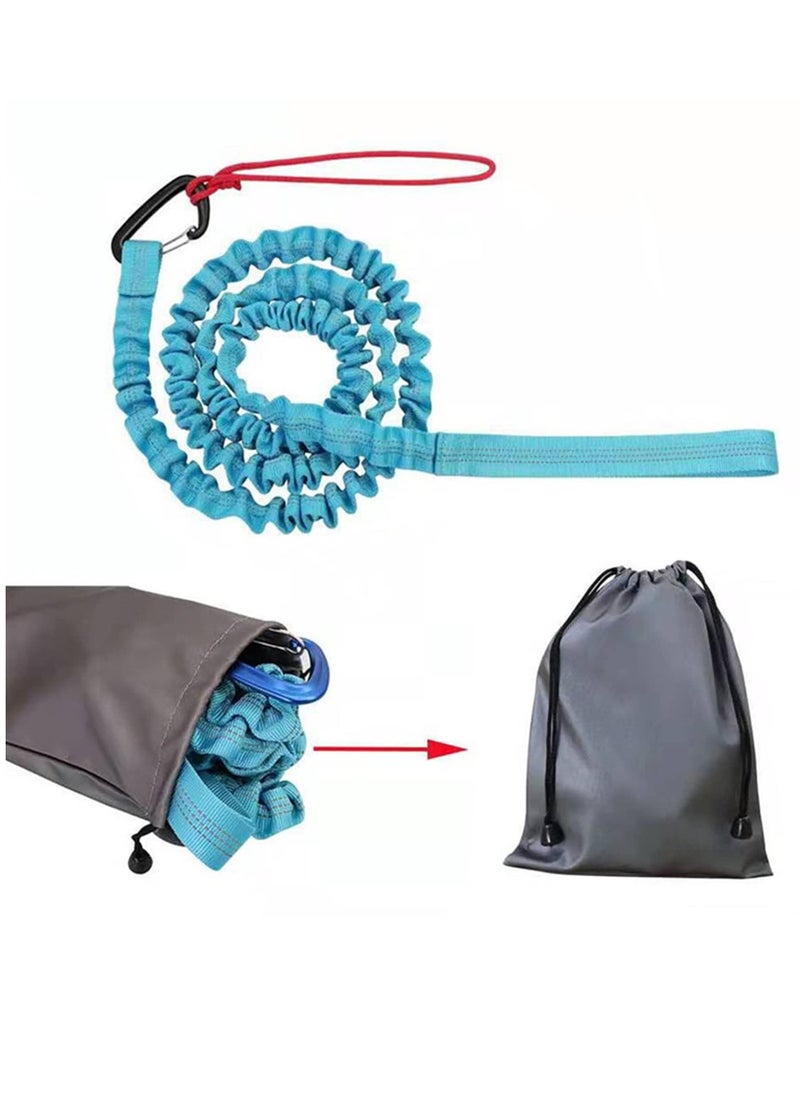 Daytoyz Bicycle Tow Rope Belt Strap,Bike Tow Rope Bungee Mountain Bike Parent-Child Pull Reflective Traction Portable Outdoor Bicycle Towing Strap with Frame Bag(Up to 500 lbs/225 kg)  - Image 3
