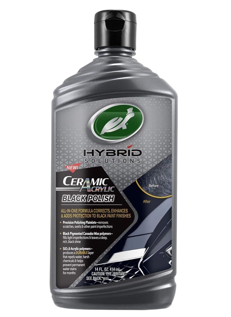 TurtleWax Hybrid Solutions Ceramic Acrylic Black Polish  - Image 1