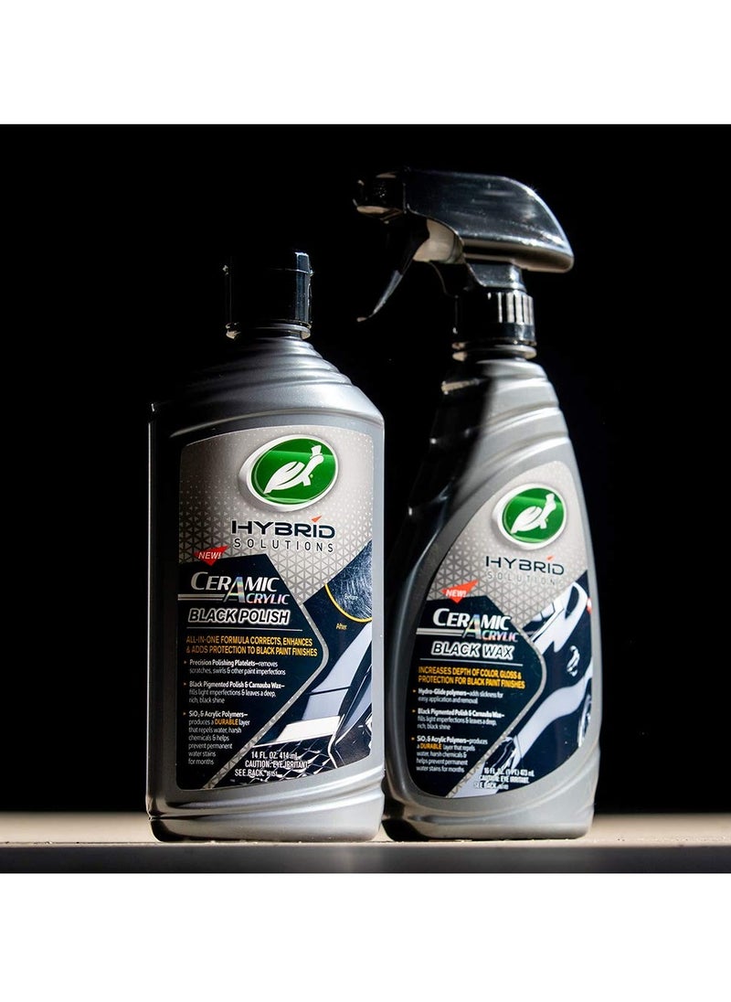 TurtleWax Hybrid Solutions Ceramic Acrylic Black Polish  - Image 4