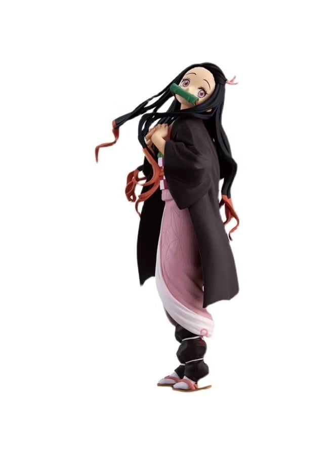 The Super-sized Standing Nezuko Kamado Assembly, Handmade Model with Shining Charm, Desk Decoration Toy 22 cm - Image 1