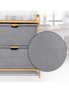 KLNAMAEAAN 2 Tier Portable Children Cloth Storage Cabinet wardrobe  - Image 5