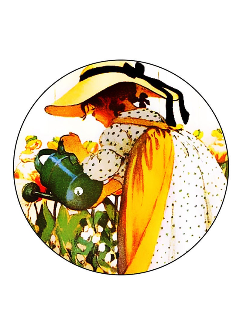 RKN Vintage Art Printed Fridge Magnet  Multicolour - Image 1