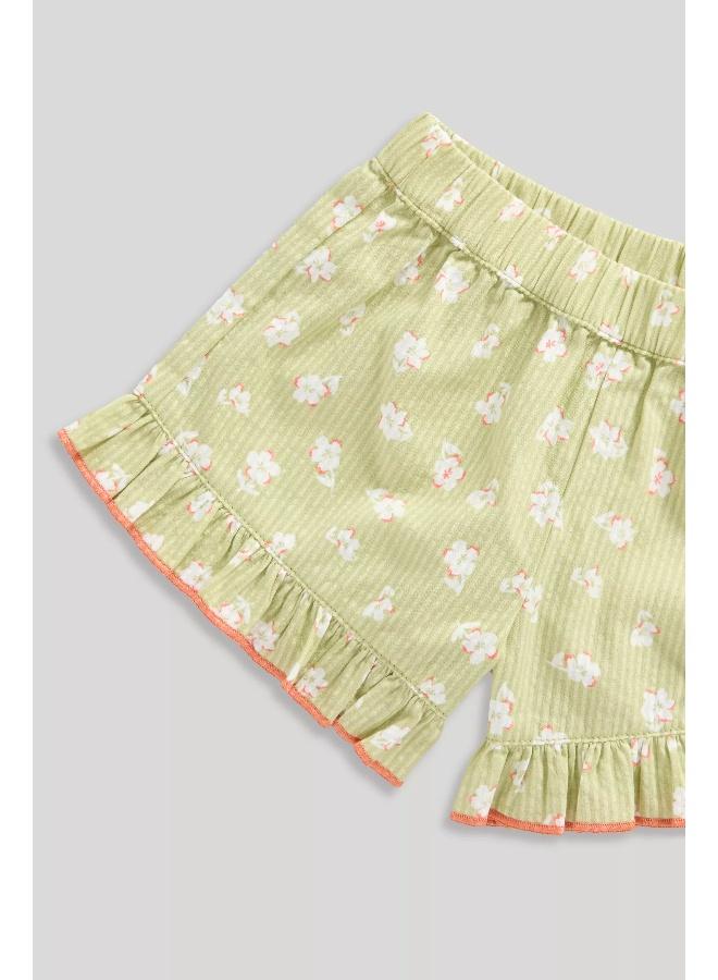 mothercare Floral Blouse and Shorts Set  - Image 3