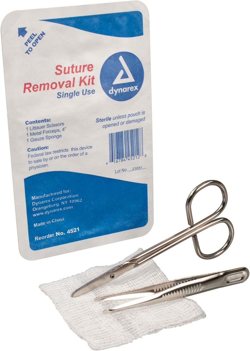 Dynarex 4521 Suture Removal Sterile Kit