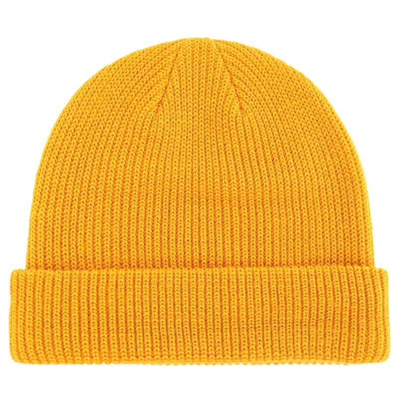 Connectyle Classic Men's Warm Winter Hats Acrylic Knit Cuff Beanie Cap Daily Beanie Hat (Gold) - Image 1
