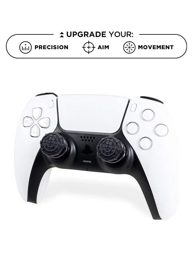 Colorskin FPS Competitive PS5 Handle Rocker Hat Anti-slip SLIM PRO Universal Cat Paw XBOX ONE Silicone Hat Prevent Slipping For PS4 Enhanced Grip Increase Comfort High-Rise Convex Thumb Stick Black  - Image 4