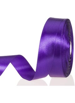 Delite Ribbons Delite Ribbons MultiPurpose Double Side Satin Ribbon Roll of 20 Meters for Parties Decorations Invitation Card Gift Wrapping and Craft Project Work Purple 2 Inch 