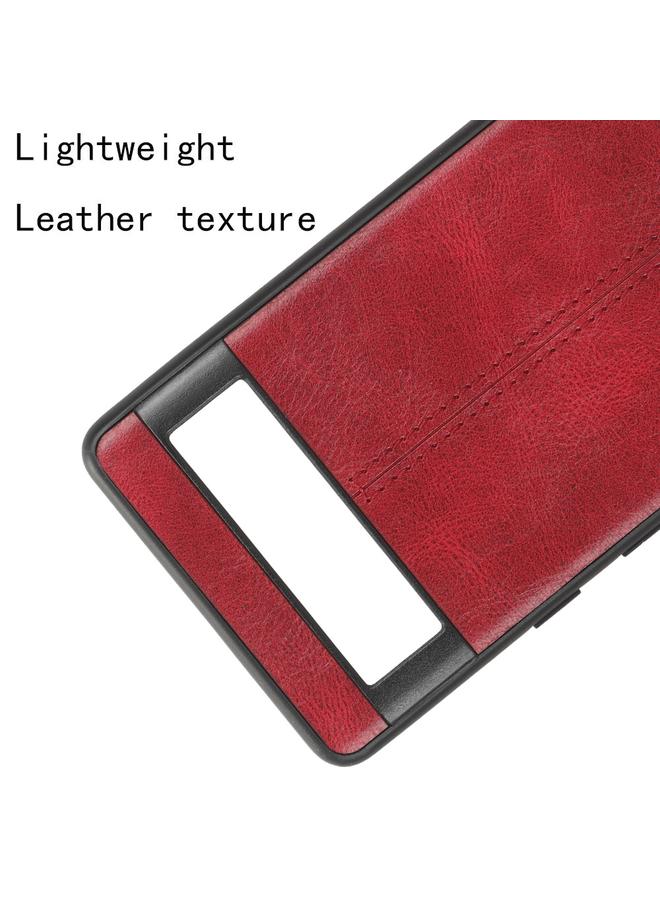 جرين تايجر جراب لهاتف Google Pixel 7a، غطاء خلفي بخياطة بنمط بقرة - Image 4