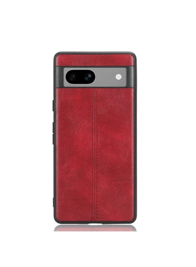 جرين تايجر جراب لهاتف Google Pixel 7a، غطاء خلفي بخياطة بنمط بقرة - Image 2