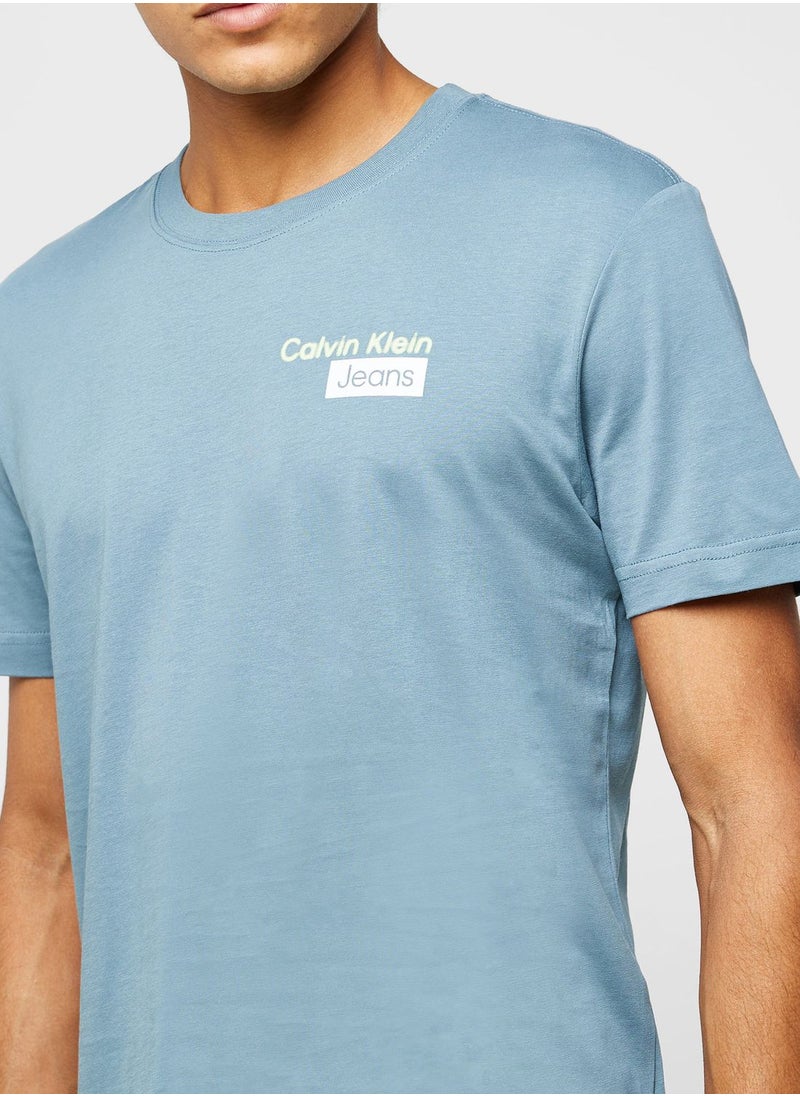 Calvin Klein Jeans - Logo Crew Neck T-Shirt - Image 1
