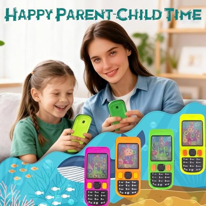 PACK OF 12 WATER FLIPPER CHILDREN, HANDHELD MOBILE PHONE TOY, PARTY BAG GIVE AWAYS CHILDREN'S BIRTHDAY CHRISTMAS GIFT - Image 5