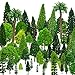 OrgMemory 36pcs Mixed Model Trees 156 inch416 cm Diorama Supplies Model Grass Miniature Trees for Projects with No Bases - Image 2