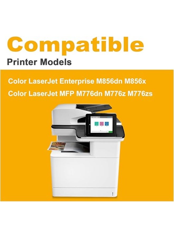 Terabyte 659A Set Toner Cartridge Replacement For Color Enterprise M856dn, M776dn, Color Enterprise Flow MFP M776z, M776zs ( W2013A Magenta) - Image 4