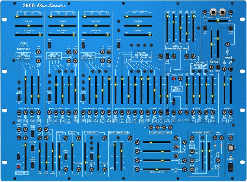 behringer بيهرينجر 2600 بلو مارفن سينثسيزر تناظري - Image 1