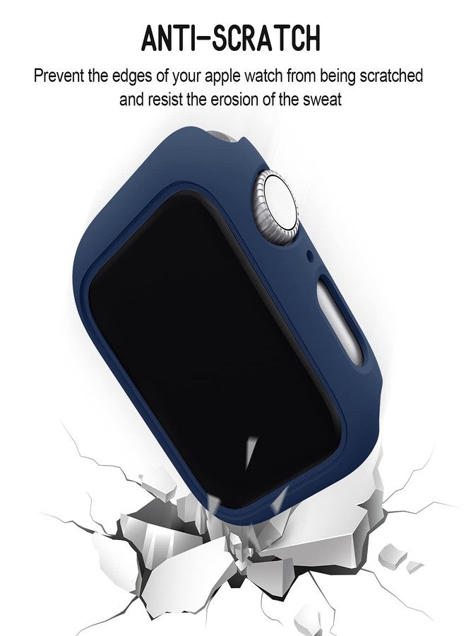 Mugust 4 Pack [No Screen Protector] Bumper Case Compatible with Apple Watch SE 2 (2024) SE Series 6 Series 5 Series 4 40mm, Ultra Thin Hard PC Shockproof Case Cover Protector Frame for iWatch 40mm - Image 5