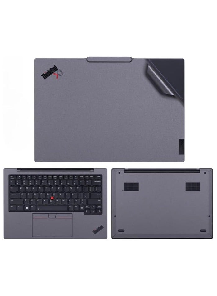 Laptop Decal Cover Compatible with Lenovo Thinkpad X1 Carbon Gen 12 2024 Laptop Notebook Anti-Scratch Sticker Three Sided Notebook Film Laptop Film