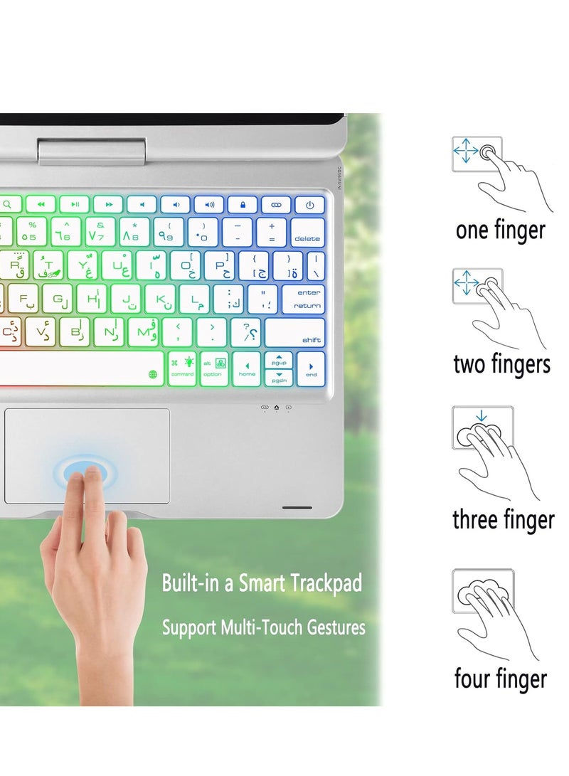 Magic Wireless Keyboard for ipad 10th Gen 2022/ 11th Gen 2025 - Image 2