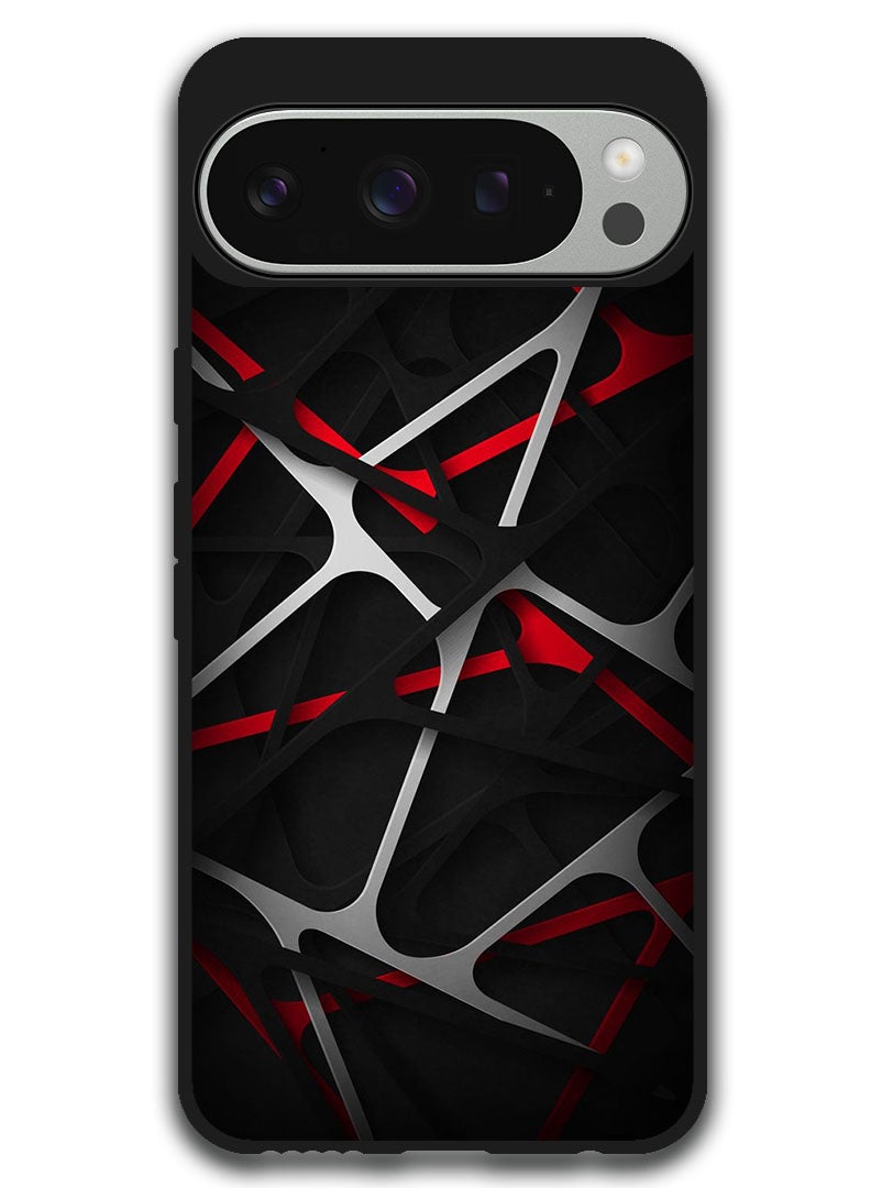 Theodor Protective Case Anti Scratch Shock Proof Bumper Cover For Google Pixel 9 Pro XL Abstract 11 - Image 1