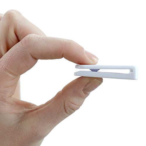SlipX Solutions Adhesive Shower Splash Clips for Shower Curtains, Keeps Water Inside Your Shower (Easy to Install, No Tools Required, 4 Clips Per Pack) - Image 4