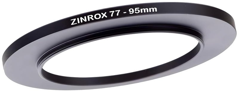 ZINROX 77-95mm Step Up Lens Filter Adapter Ring, Set of 1 Piece - Size: 77mm to 95mm Stepping Ring - Made in India - Image 1