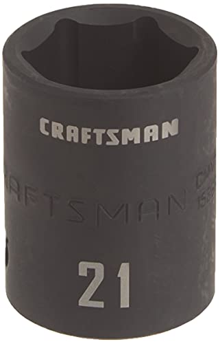 CRAFTSMAN Shallow Impact Socket Metric 12Inch Drive 21mm CMMT15868 - Image 1