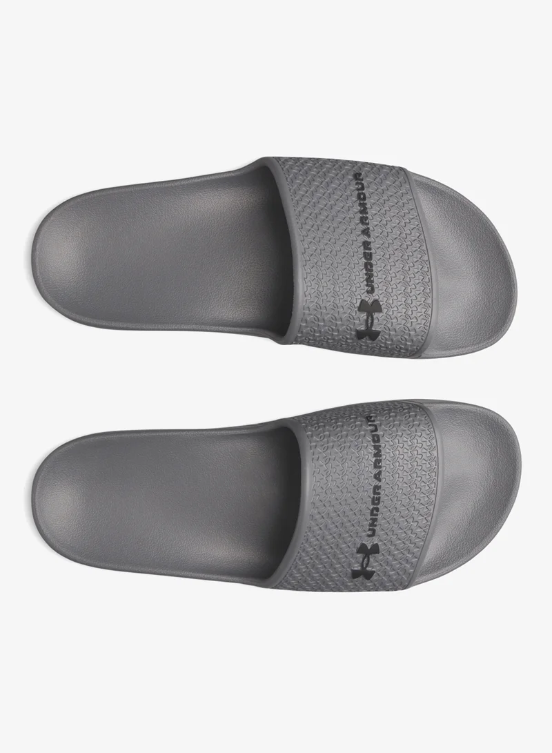 Under Armour Titan Gray / Titan Gray / Black Slides Lite for Men | Best Price UAE