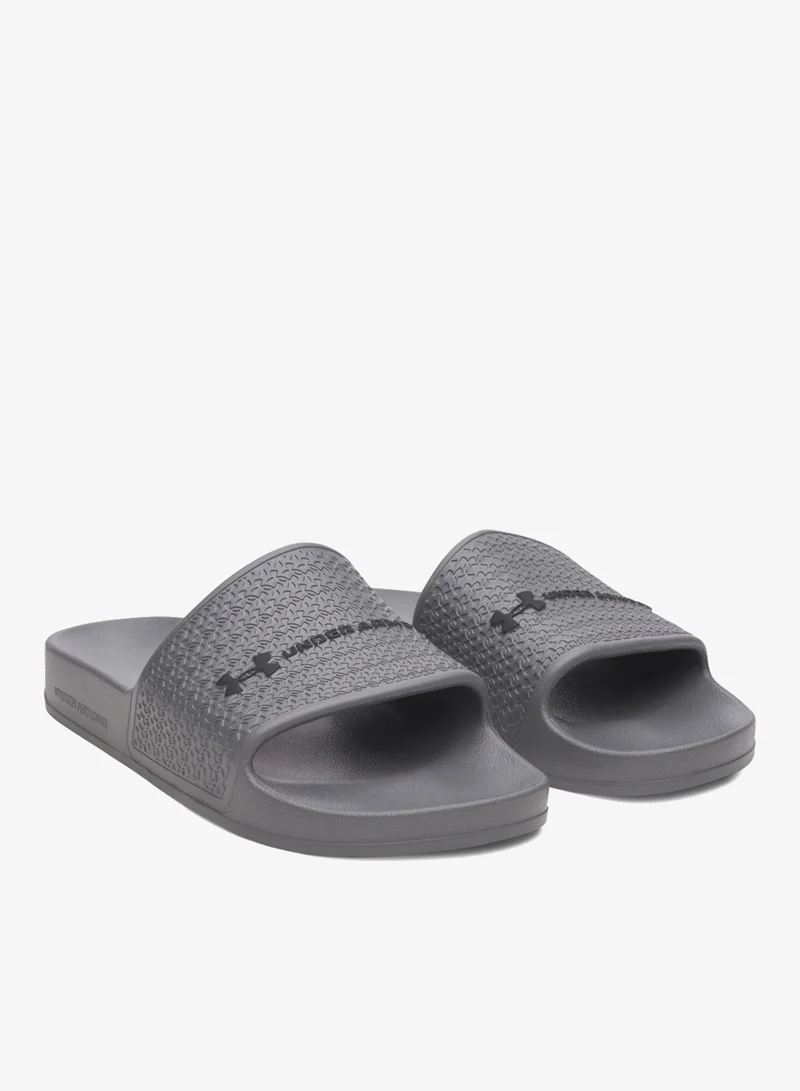 Under Armour Titan Gray / Titan Gray / Black Slides Lite for Men | Best Price UAE