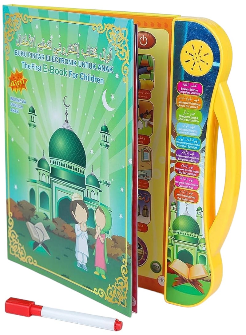 Arabic  English Learning Educational Book Alphabet Counting Animals Fruits Prayer And Wudhu E-Book For Kids - Image 2