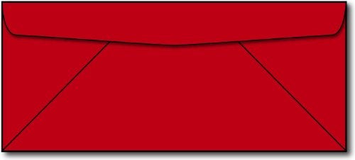 Desktop Publishing Supplies Red #10 Envelopes - 250 Envelopes - Desktop Publishing Supplies™ Brand Envelopes - Image 1