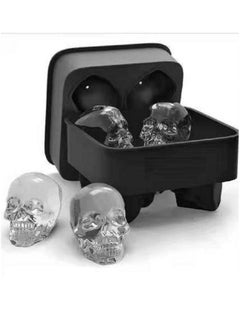 3D Skull Shape Ice Cube Mold