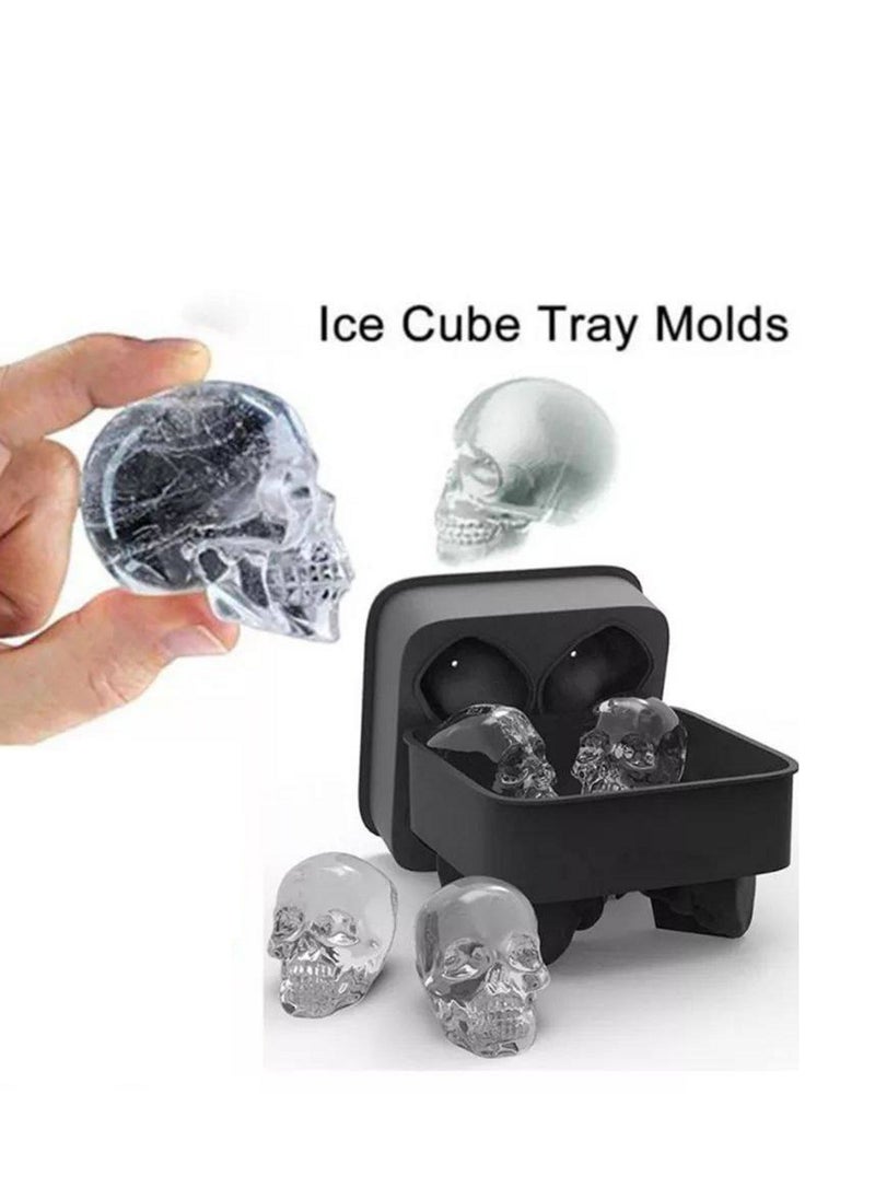 Generic - 3D Skull Shape Ice Cube Mold - Image 1